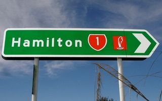 Hamilton Road Sign